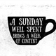 Illustration for article titled Happy Sunday!